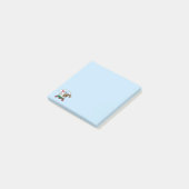 Californische geoloog hamer vlag logo post-it® notes (Schuin)