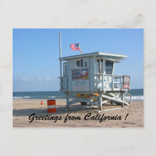 californische groeten briefkaart