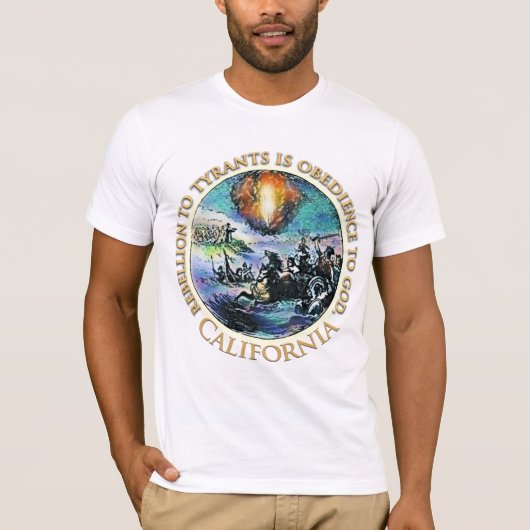 Californische iconische t-shirts (Voorkant)