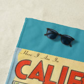  Californische kaart Strandlaken (In situ)