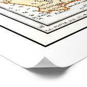 Californische kaart vanaf Poster 1911 (Hoek)