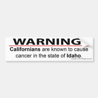 Californische kanker bumpersticker