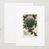 Californische Kerstmis Plat Kerstkaart (Voorkant / Achterkant)