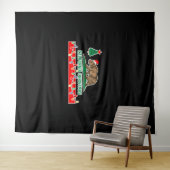 Californische Kerstmis Wandkleed (In Situ (horizontaal))