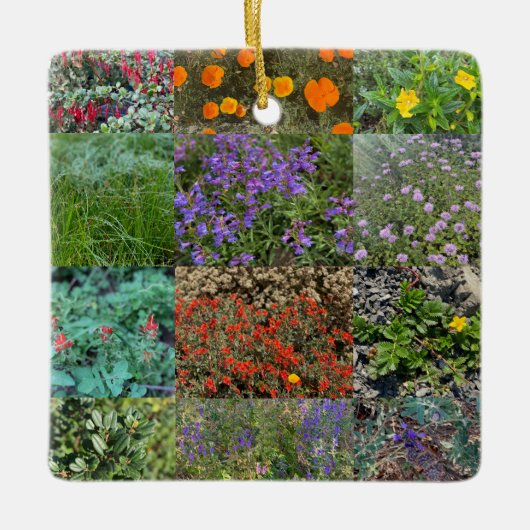 Californische kleuren 2020 keramisch ornament (Voorkant)