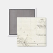 Californische kleurige kaart magneet (Voorkant / Achterkant)