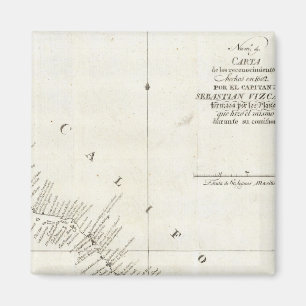 Californische kleurige kaart magneet