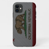 Californische koolstofvezel Case-Mate iPhone case (Achterkant)