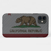 Californische koolstofvezel Case-Mate iPhone case (Achterkant (horizontaal))