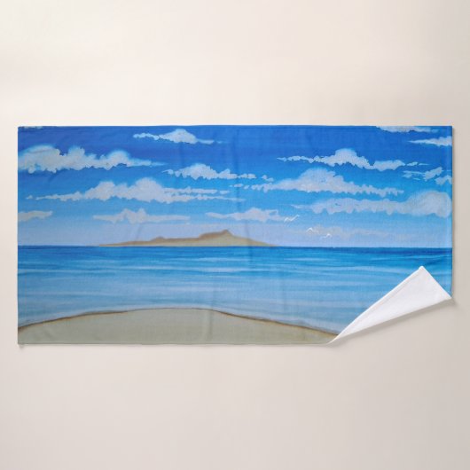 Californische kust badhanddoek (Badhanddoek)