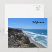 Californische kust briefkaart (Voorkant / Achterkant)