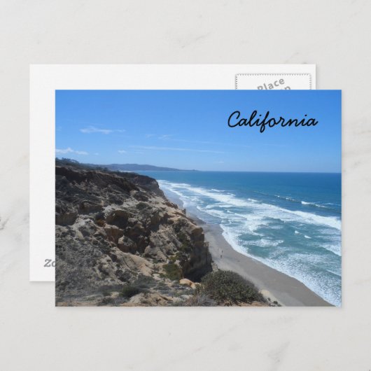 Californische kust briefkaart (Voorkant / Achterkant)