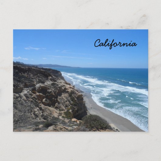 Californische kust briefkaart (Voorkant)
