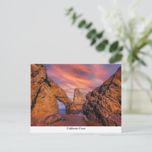 Californische kust briefkaart (Staand voorkant)