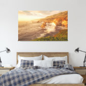 Californische kust canvas afdruk (Insitu (Slaapkamer))
