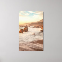 Californische kust canvas afdruk
