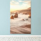 Californische kust canvas afdruk (Insitu (Houten vloer))