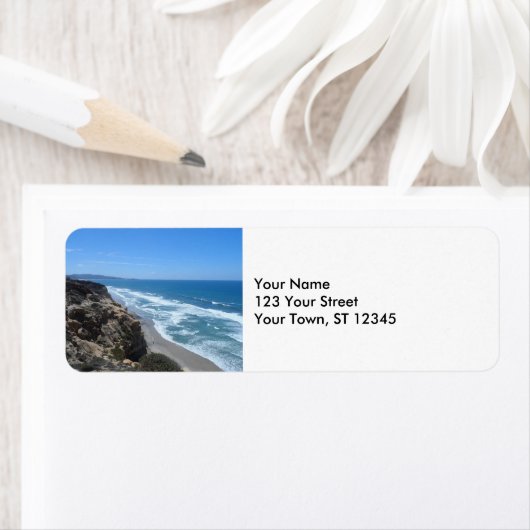 Californische kust etiket (Insitu)