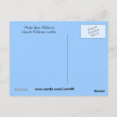 Californische kust in het Briefkaart van de Pacifi (Achterkant)