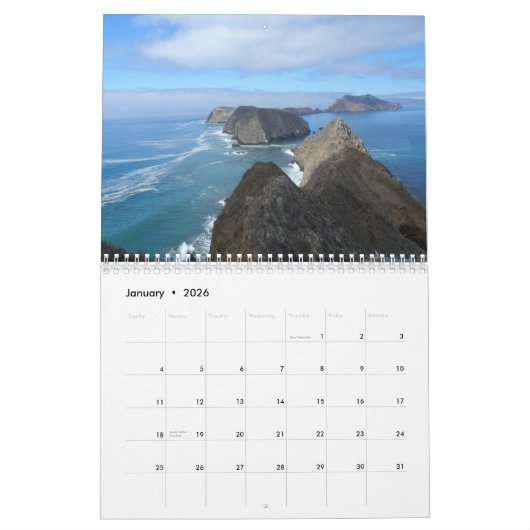 Californische kust kalender