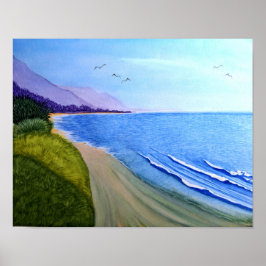 Californische kust poster