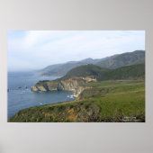 Californische kust poster (Voorkant)