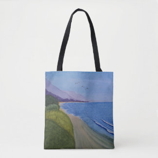 Californische kust tote bag