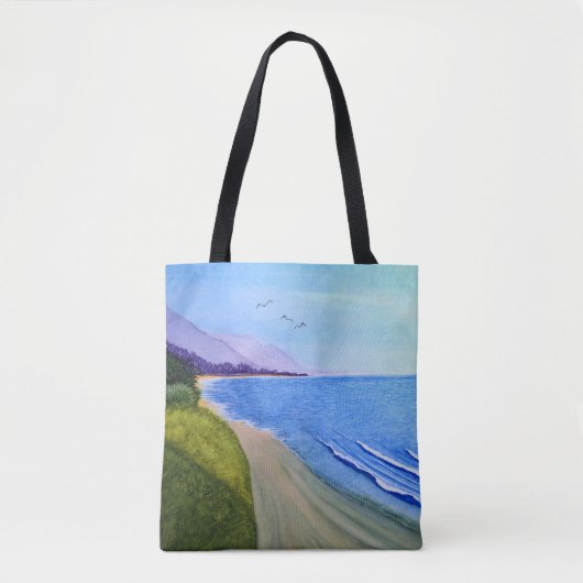 Californische kust tote bag (Voorkant)