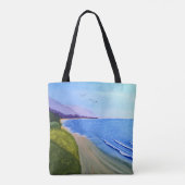 Californische kust tote bag (Achterkant)