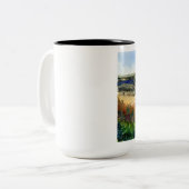 Californische kust tweekleurige koffiemok (Voorkant links)