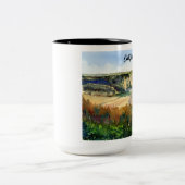 Californische kust tweekleurige koffiemok (Center)