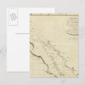 Californische kusten briefkaart (Voorkant / Achterkant)