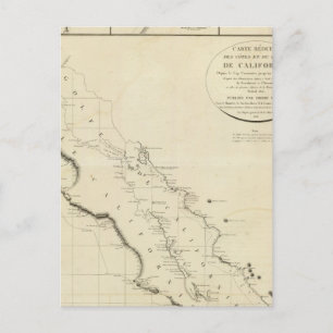 Californische kusten briefkaart