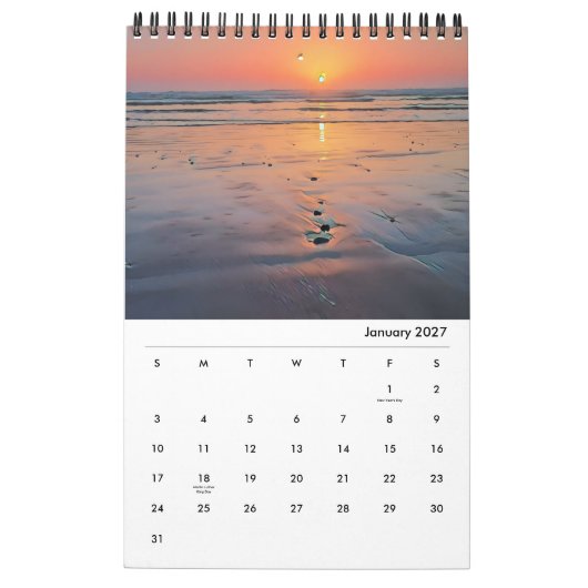 Californische Kustkalender 2026 Kalender (Jan 2027)