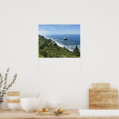Californische kustlijn poster (Keuken)