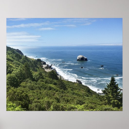 Californische kustlijn poster (Voorkant)