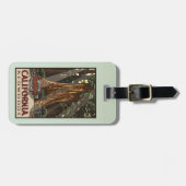 Californische kustmammoetreizen Bagagelabel (Voorkant horizontaal)