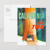  Californische kustmammoetreizen Briefkaart (Voorkant / Achterkant)