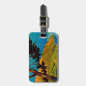  Californische kustvaart Bagagelabel (Voorkant verticaal)