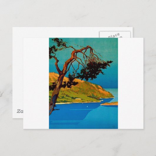  Californische kustvaart Briefkaart (Voorkant / Achterkant)