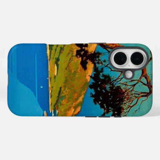 Californische kustvaart Case-Mate iPhone Case (Achterkant (horizontaal))