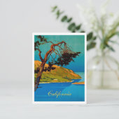  Californische kustvaart Feestdagenkaart (Staand voorkant)