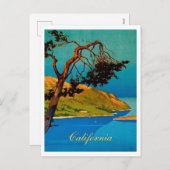  Californische kustvaart Feestdagenkaart (Voorkant / Achterkant)