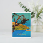  Californische kustvaart Feestdagenkaart (Staand voorkant)