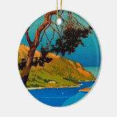  Californische kustvaart Keramisch Ornament (Links)