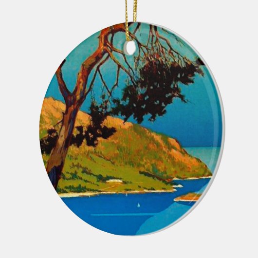  Californische kustvaart Keramisch Ornament (Links)