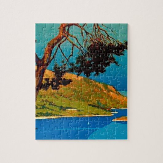  Californische kustvaart Legpuzzel (Verticaal)