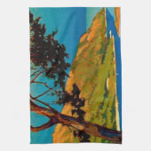  Californische kustvaart Theedoek (Verticaal)