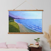 Californische kustwateren Poster Hangend Wandkleed (Slaapkamer)