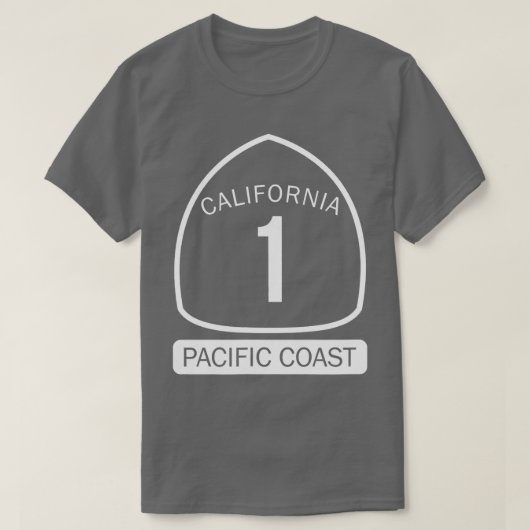 Californische kustweg 1 t-shirt (Design voorkant)